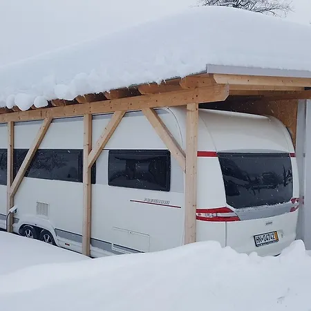 Luxus Wohnwagen Alpenblick Appartement *