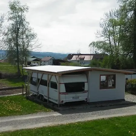 Luxus Wohnwagen Alpenblick
