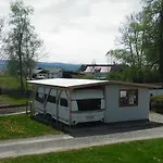 Luxus Wohnwagen Alpenblick